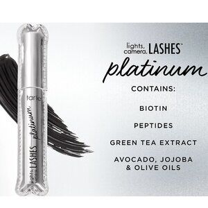 ❗5/$25❗tarte Lights, Camera Lashes Platinum Mascara - Travel Size